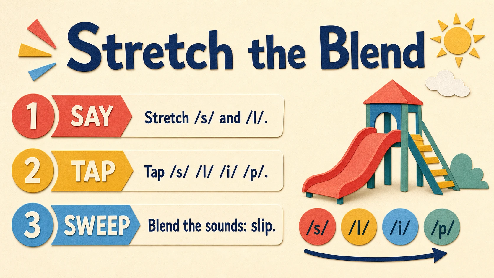 A short, repeatable Kindergarten Consonant Blends lesson routine