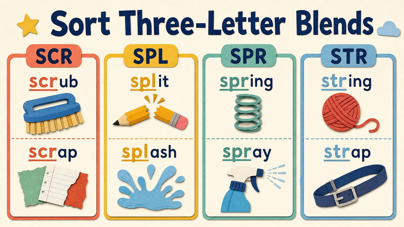A short, repeatable 2nd Grade Consonant Blends lesson routine