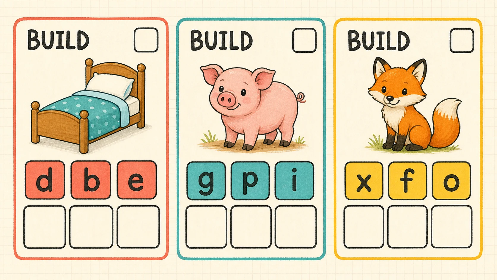 A two-week 1st Grade CVC Words practice and review plan