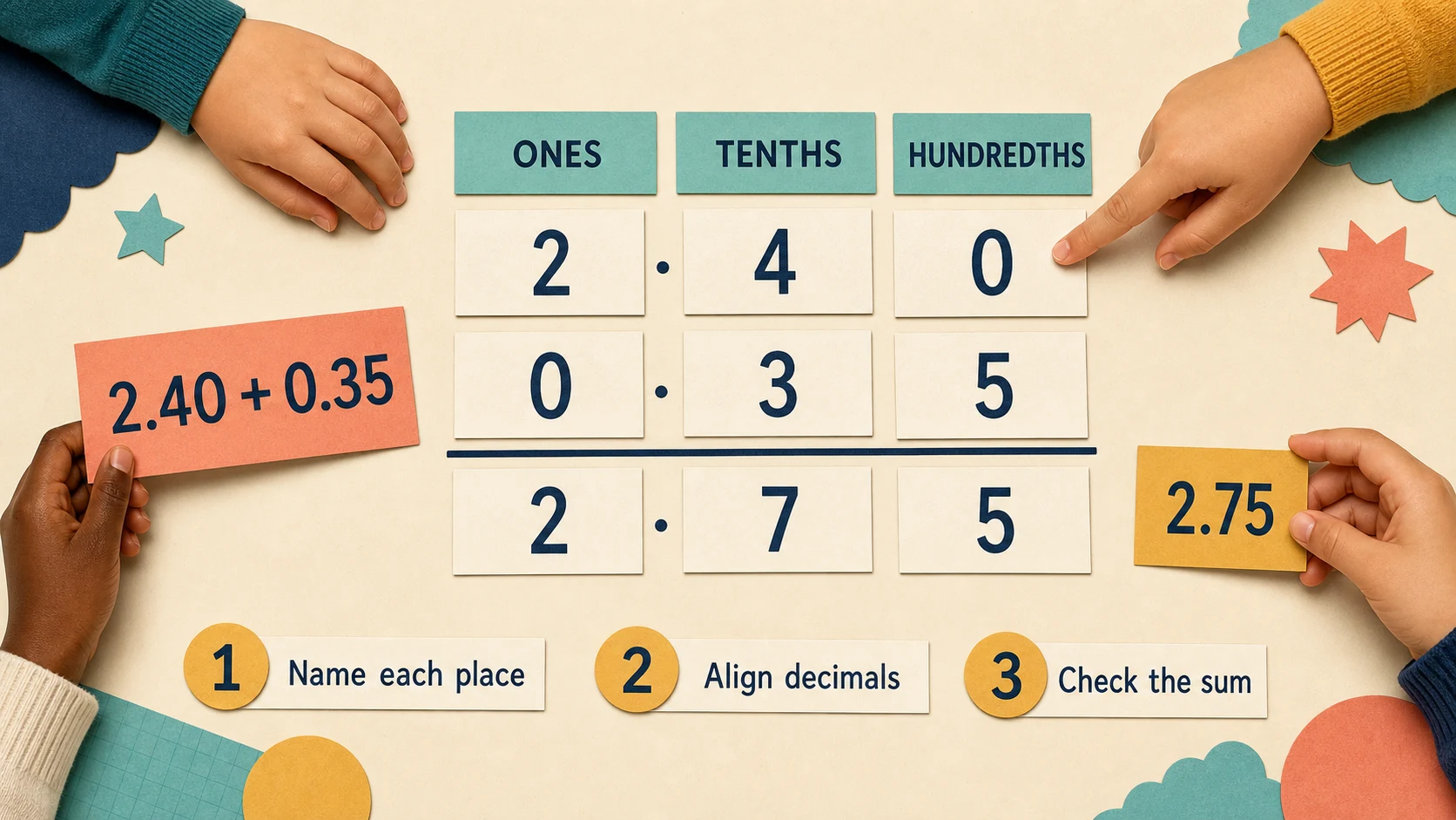 A short, repeatable 6th Grade Decimals lesson routine