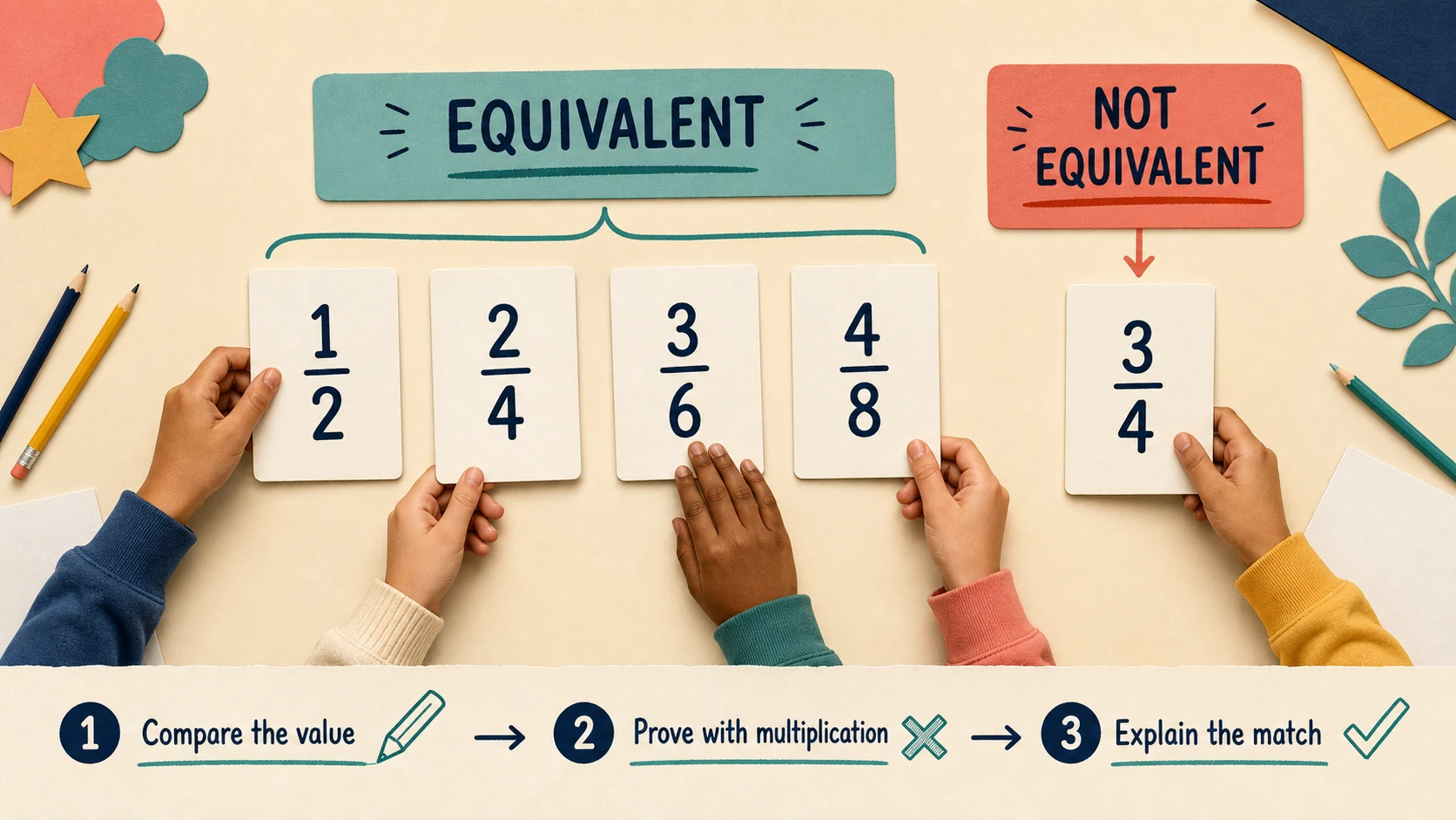A short, repeatable 4th Grade Fractions lesson routine