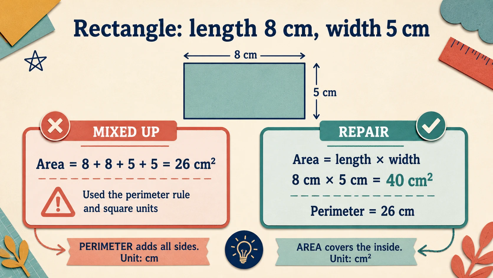 Common 4th Grade Geometry errors paired with diagnostic teaching responses