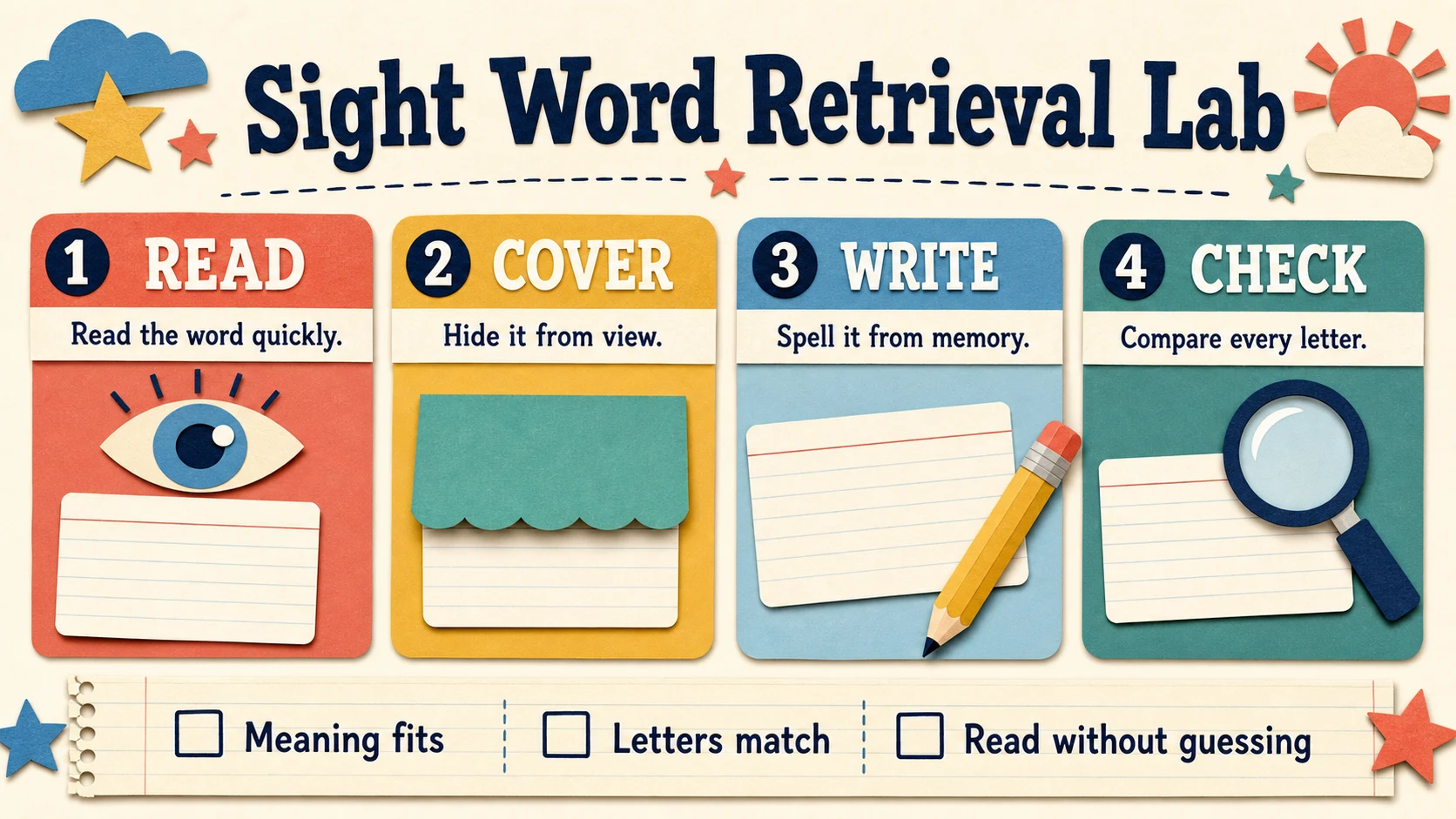 A two-week 2nd Grade Sight Words practice and review plan