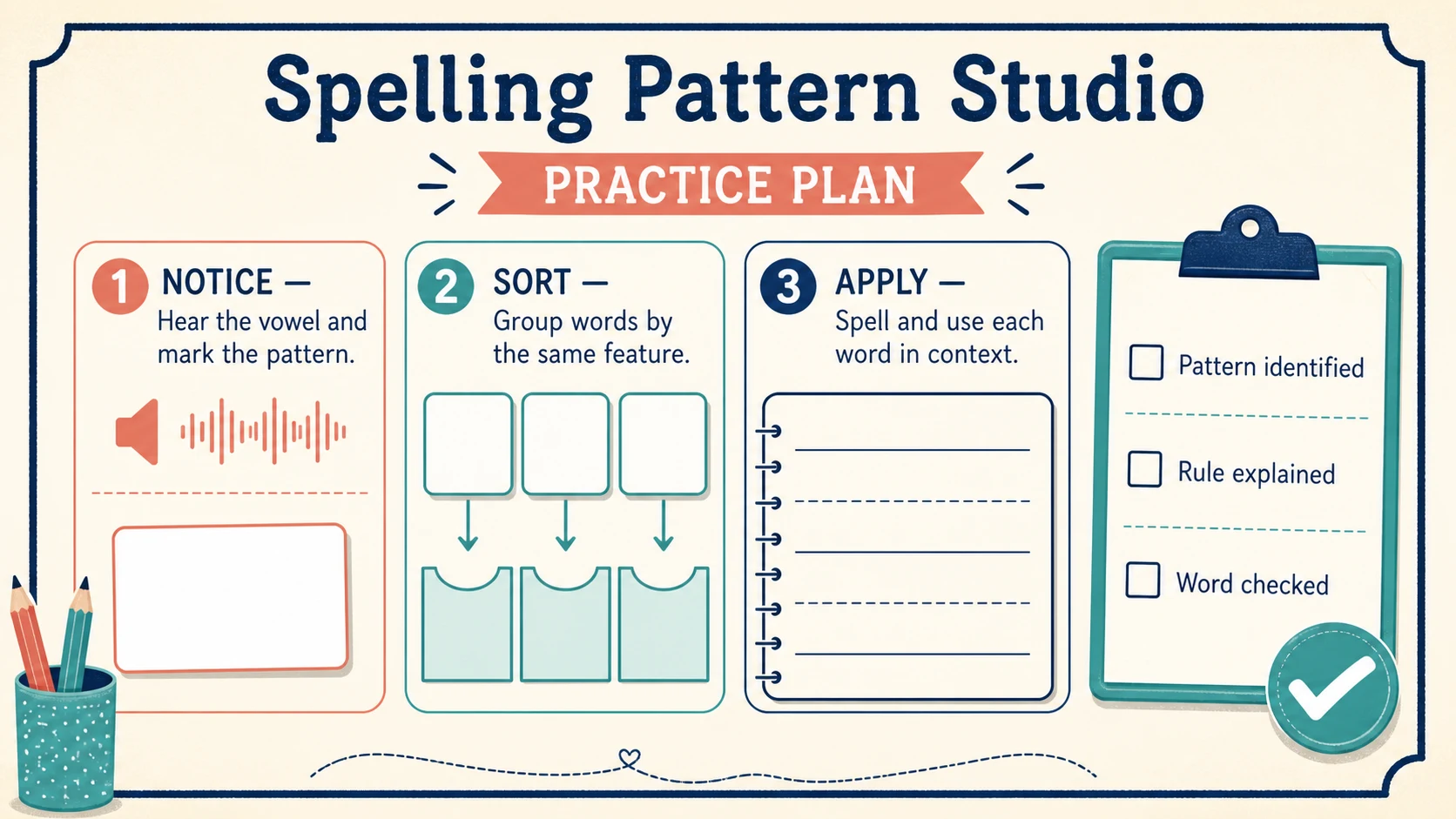 A two-week 2nd Grade Spelling Words practice and review plan